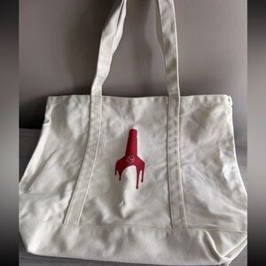 MAKERS MARK Organic Cotton Canvas Large Tote Bag + MM Swag!